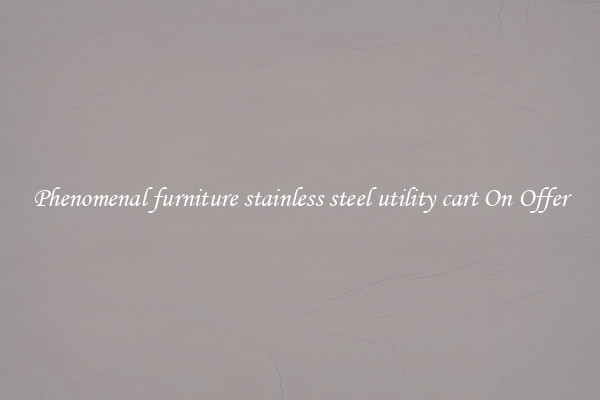 Phenomenal furniture stainless steel utility cart On Offer