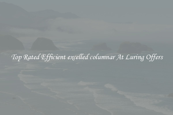 Top Rated Efficient excelled columnar At Luring Offers