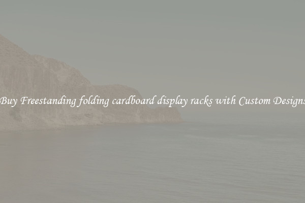 Buy Freestanding folding cardboard display racks with Custom Designs