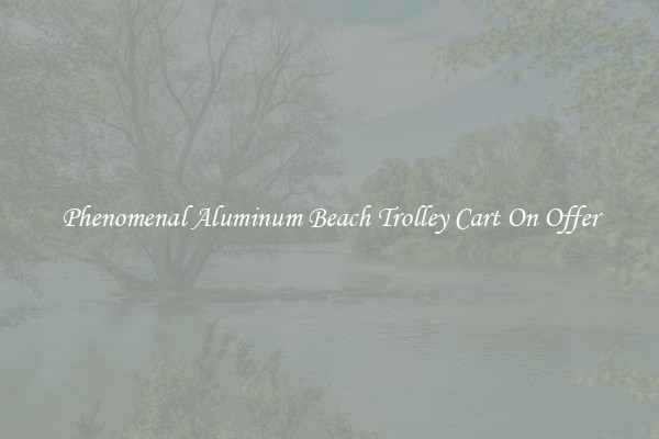 Phenomenal Aluminum Beach Trolley Cart On Offer