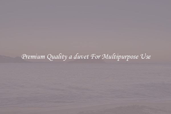 Premium Quality a duvet For Multipurpose Use