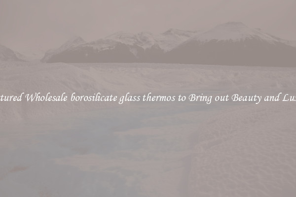 Featured Wholesale borosilicate glass thermos to Bring out Beauty and Luxury